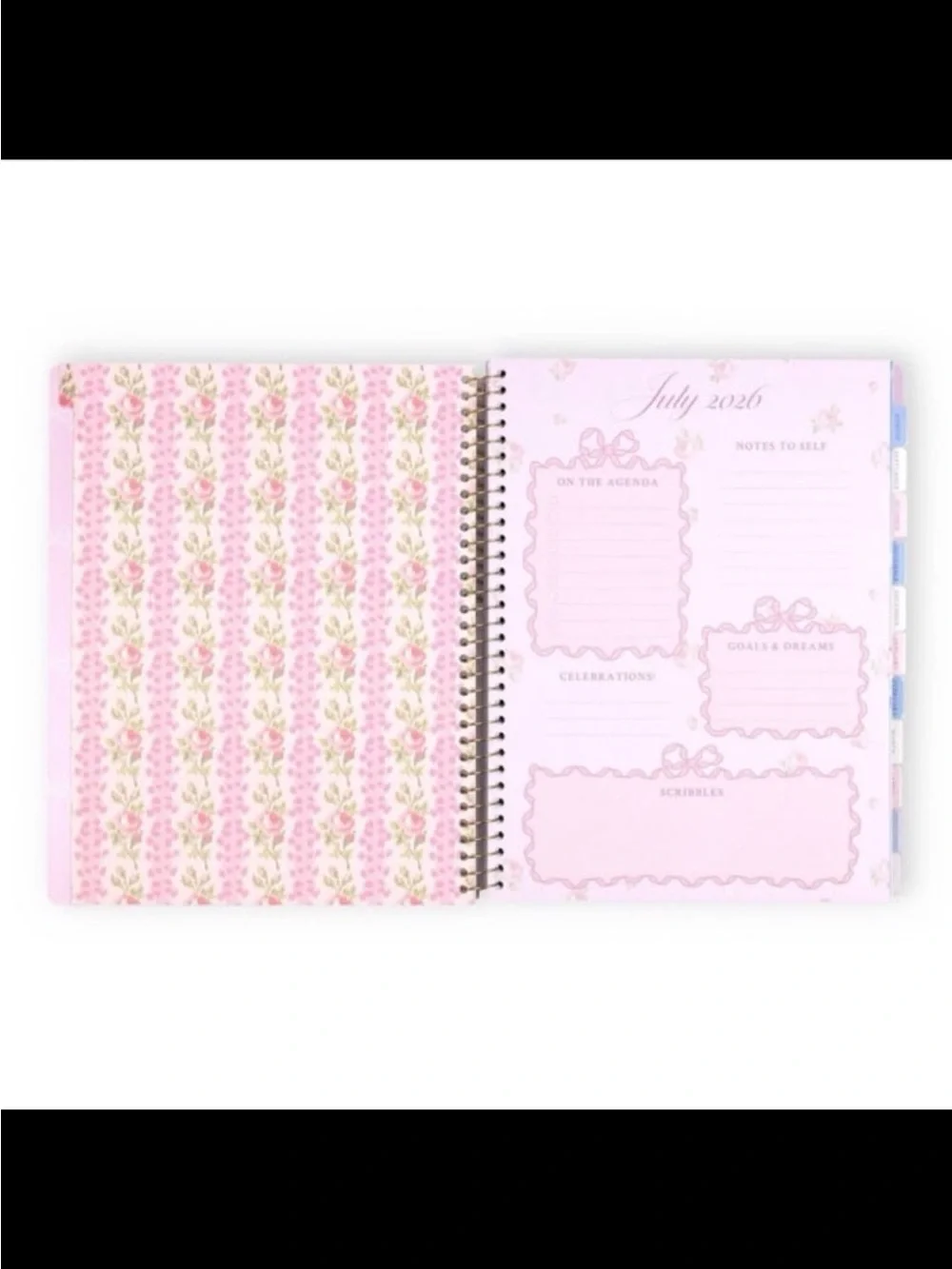 LoveShackFancy x Target - Yoobi Ribbon Rosa Monthly and Weekly Teacher Planner